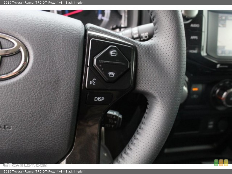 Black Interior Steering Wheel for the 2019 Toyota 4Runner TRD Off-Road 4x4 #131461699