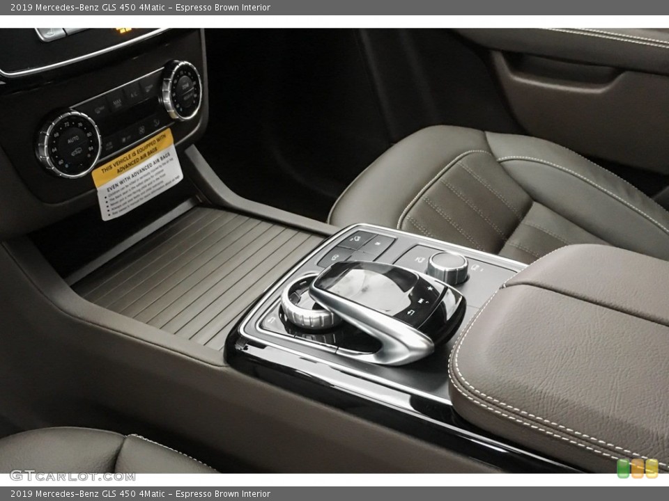 Espresso Brown Interior Controls for the 2019 Mercedes-Benz GLS 450 4Matic #131466255