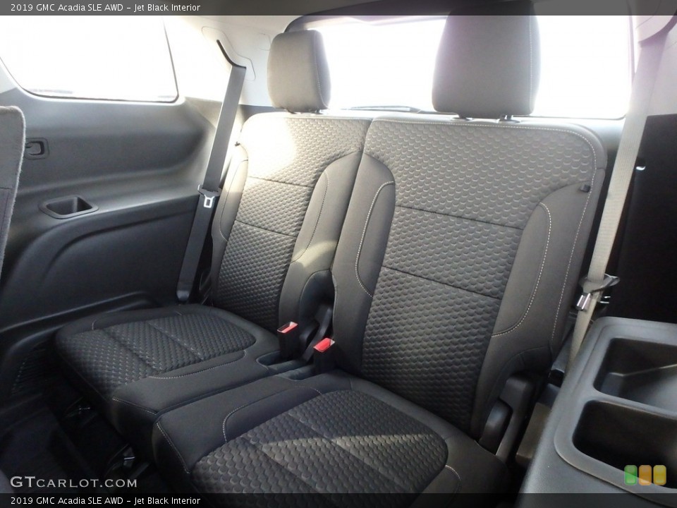 Jet Black Interior Rear Seat for the 2019 GMC Acadia SLE AWD #131466360