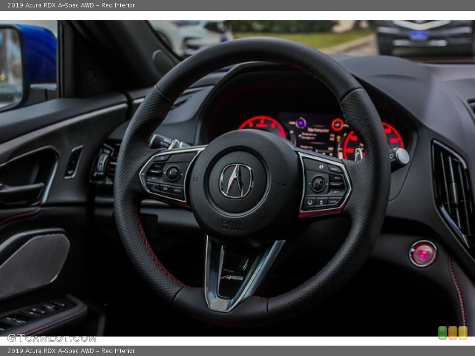 Red Interior Steering Wheel for the 2019 Acura RDX A-Spec AWD #131467098