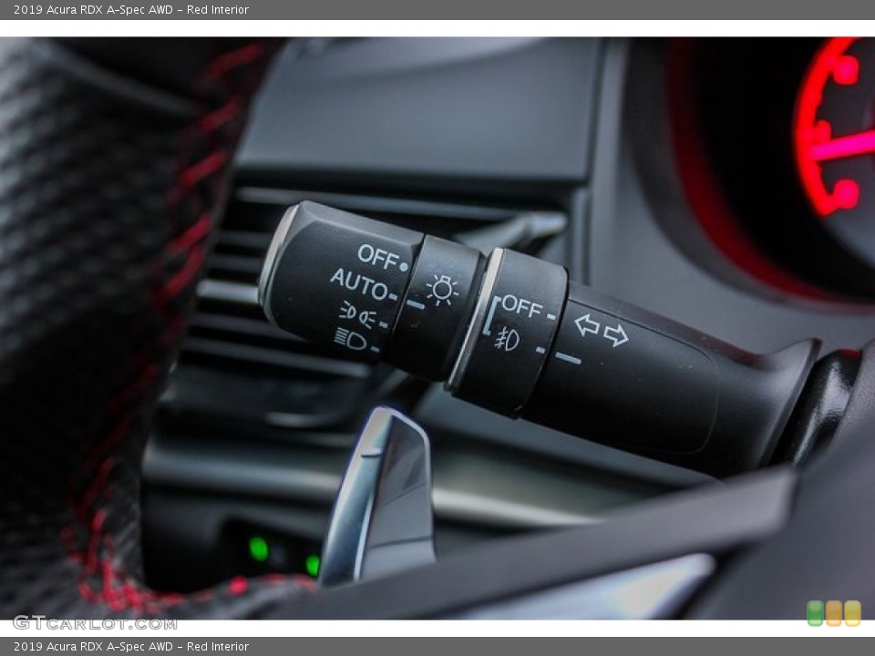 Red Interior Controls for the 2019 Acura RDX A-Spec AWD #131467308