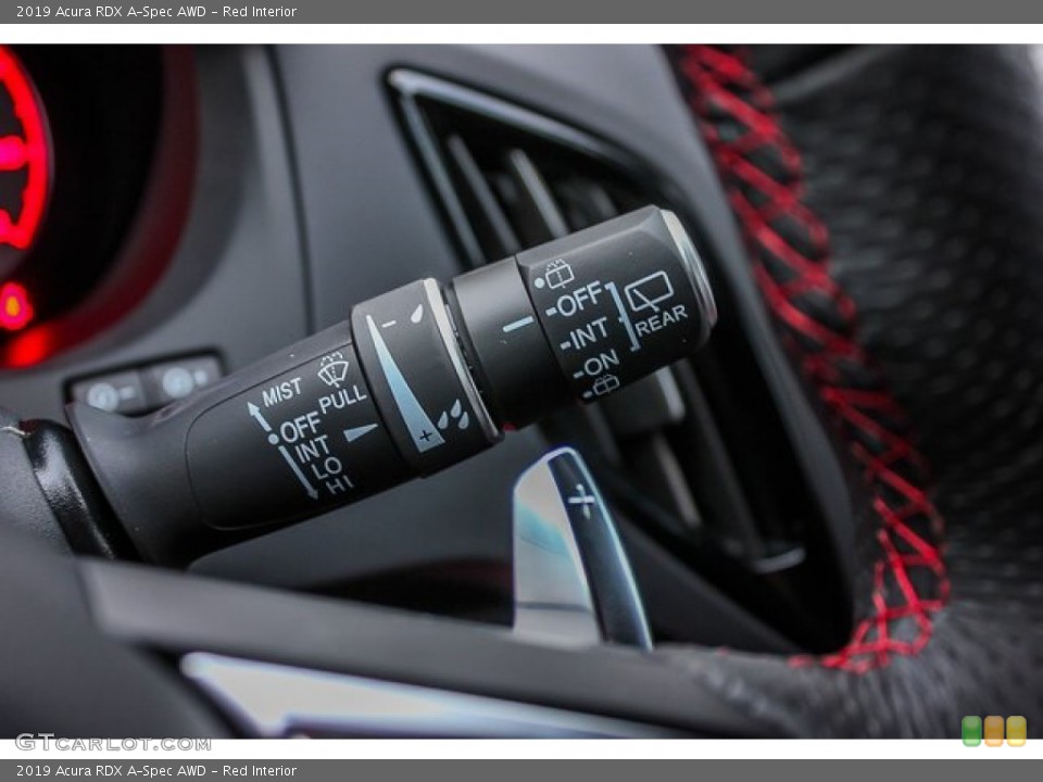 Red Interior Controls for the 2019 Acura RDX A-Spec AWD #131467347