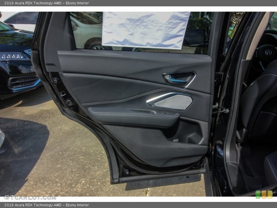 Ebony Interior Door Panel for the 2019 Acura RDX Technology AWD #131468073