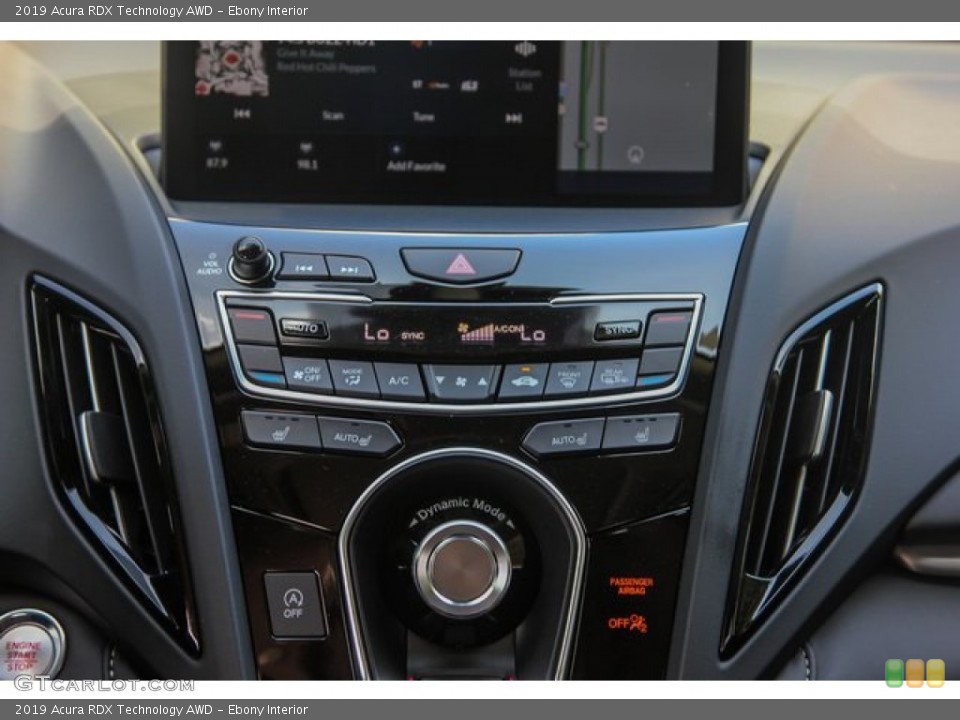 Ebony Interior Controls for the 2019 Acura RDX Technology AWD #131468418