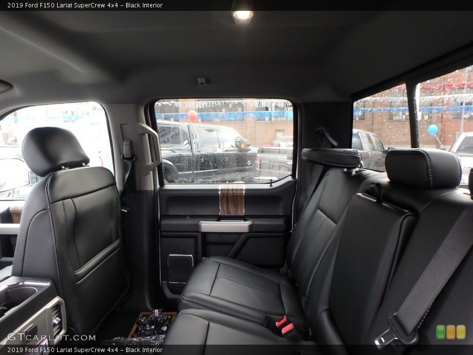 Black Interior Rear Seat for the 2019 Ford F150 Lariat SuperCrew 4x4 #131473230
