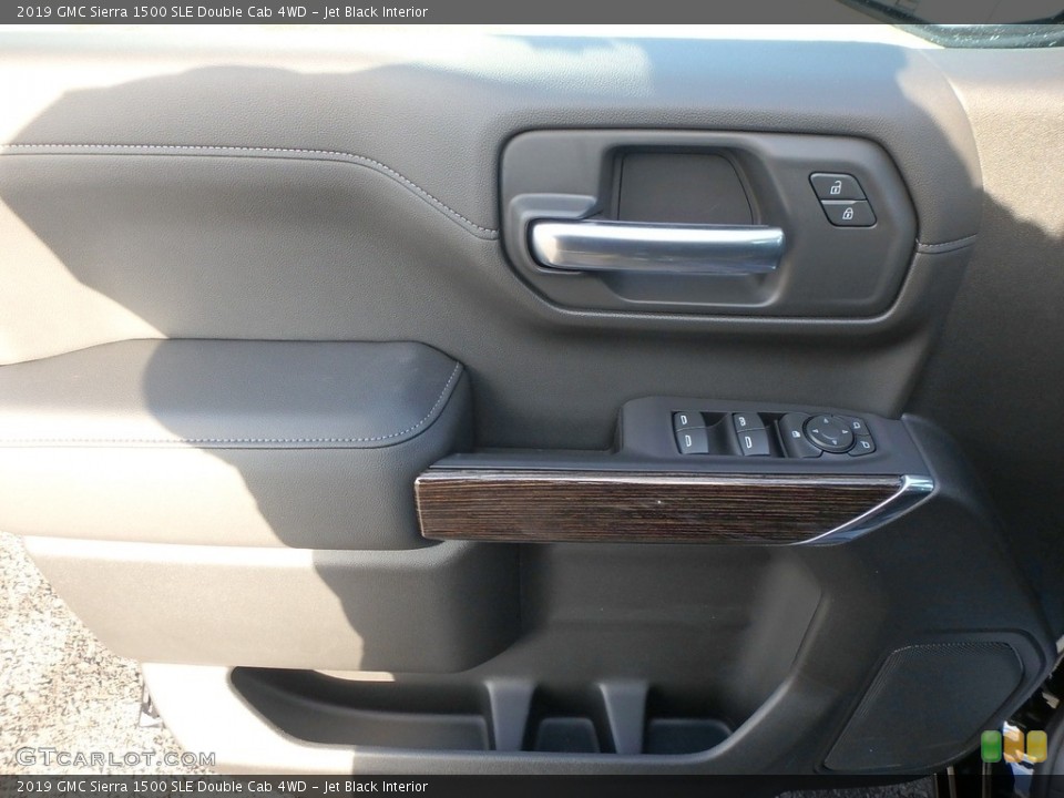 Jet Black Interior Door Panel for the 2019 GMC Sierra 1500 SLE Double Cab 4WD #131473632