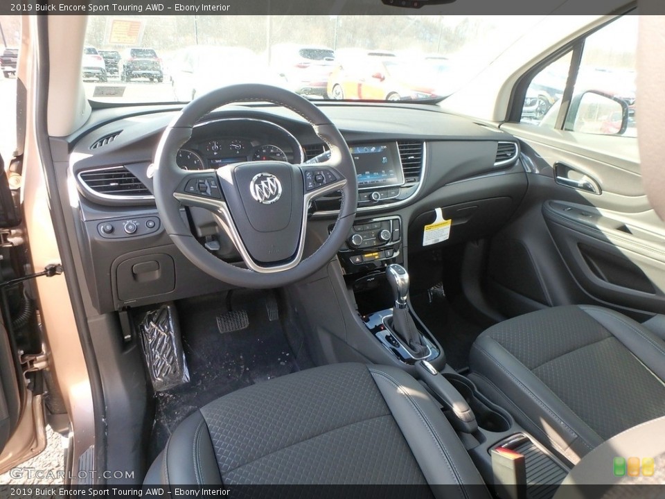 Ebony Interior Photo for the 2019 Buick Encore Sport Touring AWD #131476416