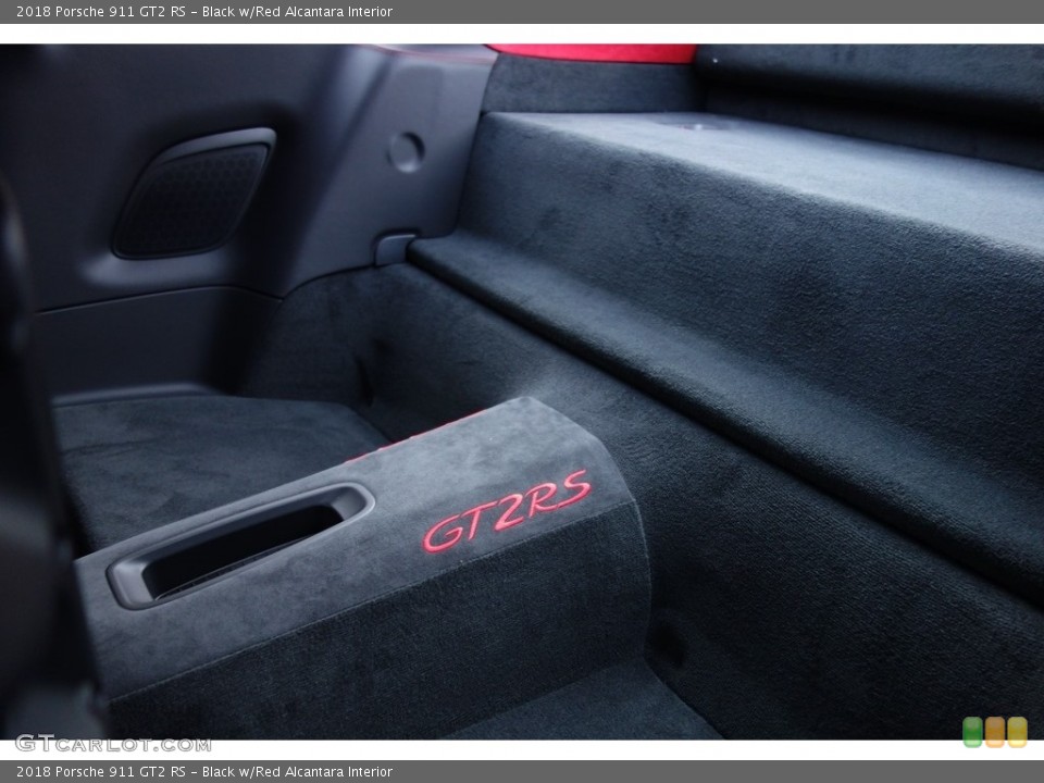 Black w/Red Alcantara Interior Rear Seat for the 2018 Porsche 911 GT2 RS #131477019