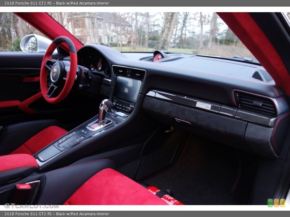 Black w/Red Alcantara Interior Dashboard for the 2018 Porsche 911 GT2 RS #131477067