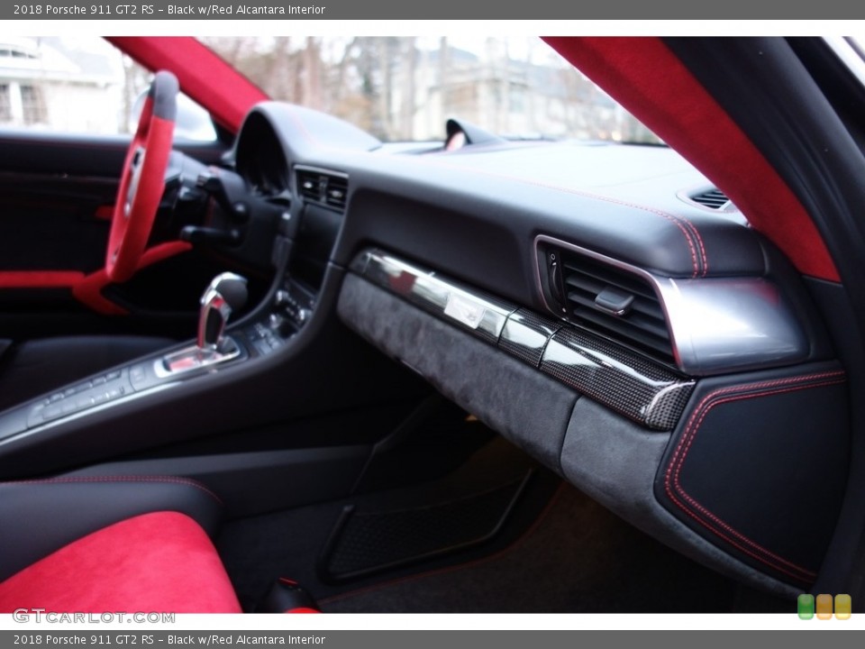 Black w/Red Alcantara Interior Dashboard for the 2018 Porsche 911 GT2 RS #131477091