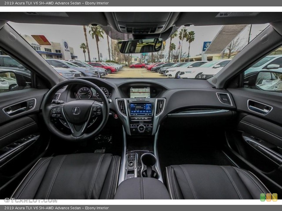 Ebony Interior Photo for the 2019 Acura TLX V6 SH-AWD Advance Sedan #131479500