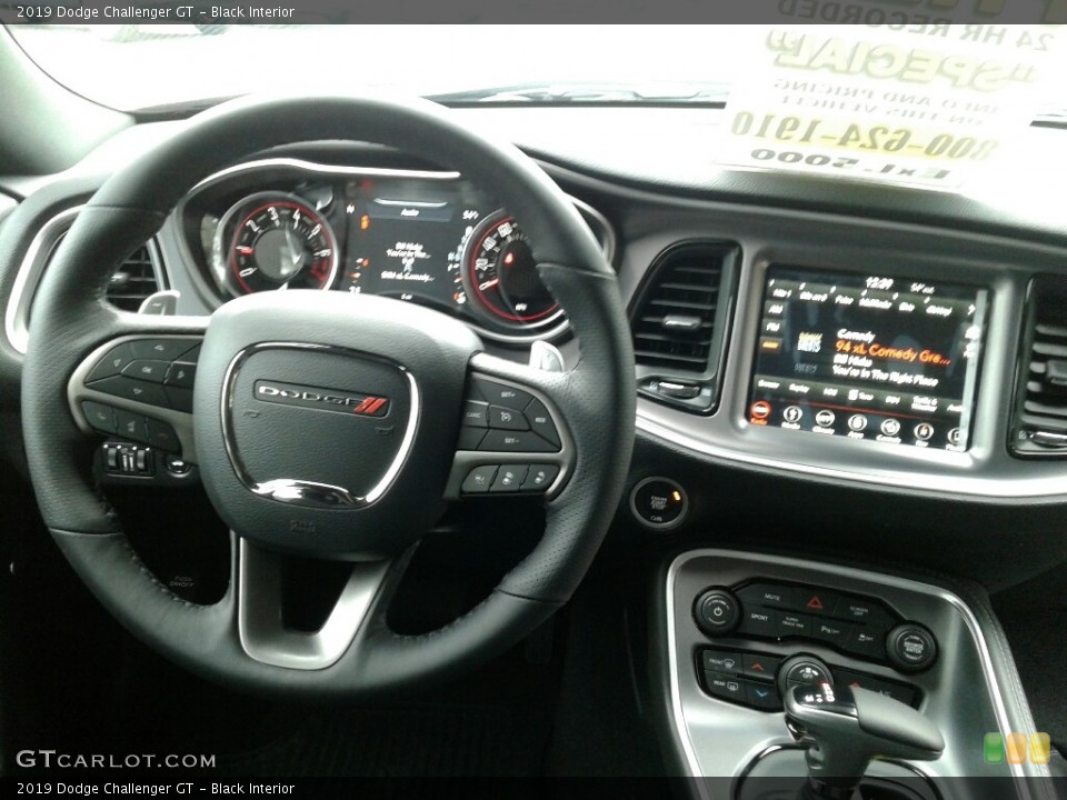 Black Interior Dashboard for the 2019 Dodge Challenger GT #131480511