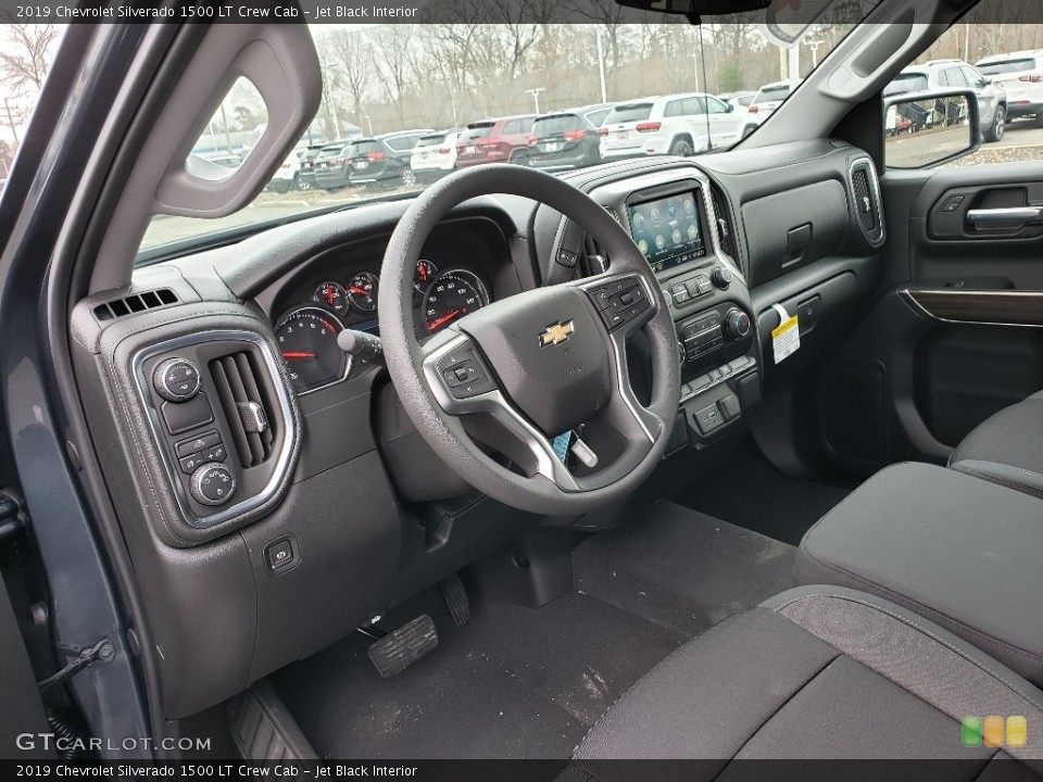 Jet Black Interior Photo for the 2019 Chevrolet Silverado 1500 LT Crew Cab #131481324