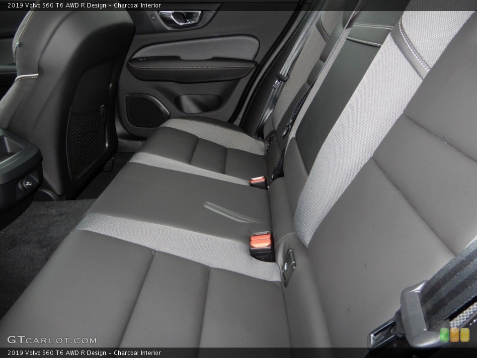 Charcoal Interior Rear Seat for the 2019 Volvo S60 T6 AWD R Design #131481375