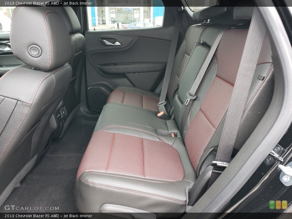 Jet Black Interior Rear Seat for the 2019 Chevrolet Blazer RS AWD #131481450
