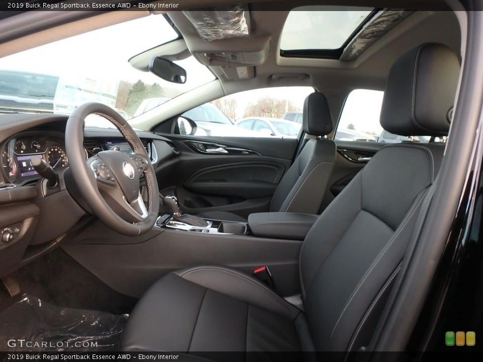 Ebony 2019 Buick Regal Sportback Interiors