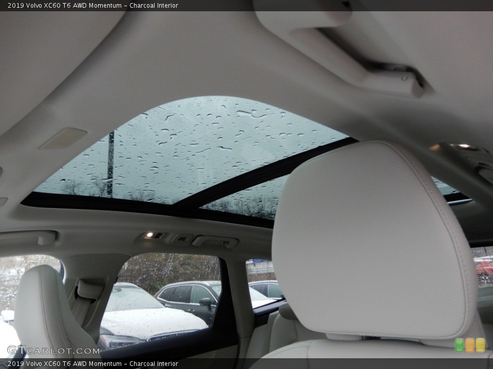 Charcoal Interior Sunroof for the 2019 Volvo XC60 T6 AWD Momentum #131484750
