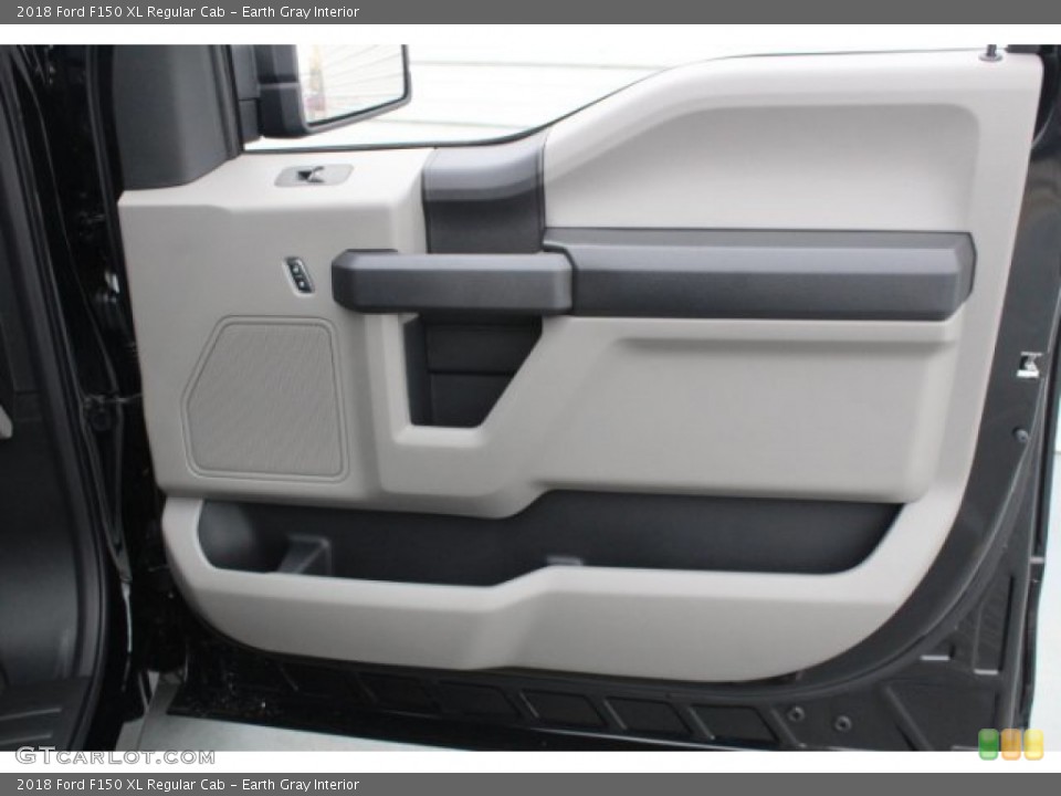 Earth Gray Interior Door Panel for the 2018 Ford F150 XL Regular Cab #131489104