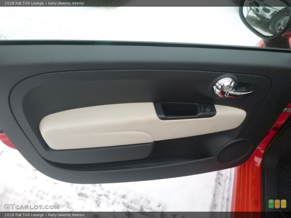 Ivory (Avorio) Interior Door Panel for the 2018 Fiat 500 Lounge #131494786