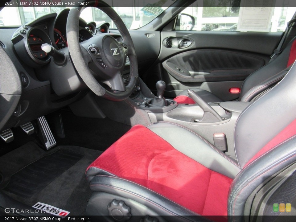 Red Interior Front Seat for the 2017 Nissan 370Z NISMO Coupe #131496847