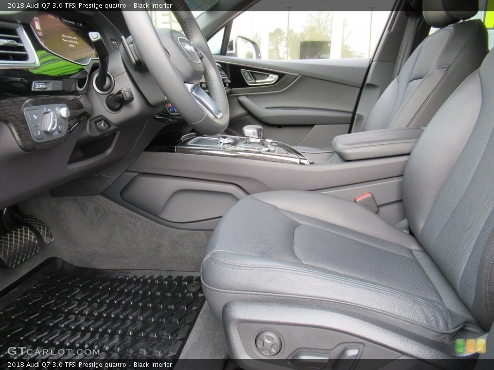 Black Interior Front Seat for the 2018 Audi Q7 3.0 TFSI Prestige quattro #131497180
