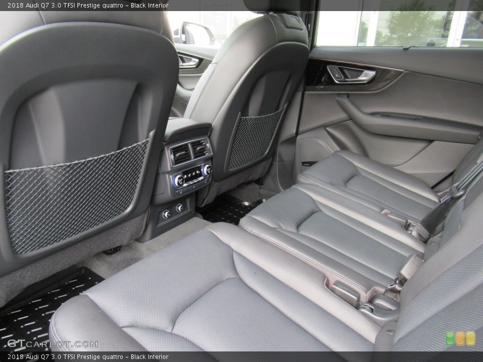 Black Interior Rear Seat for the 2018 Audi Q7 3.0 TFSI Prestige quattro #131497195