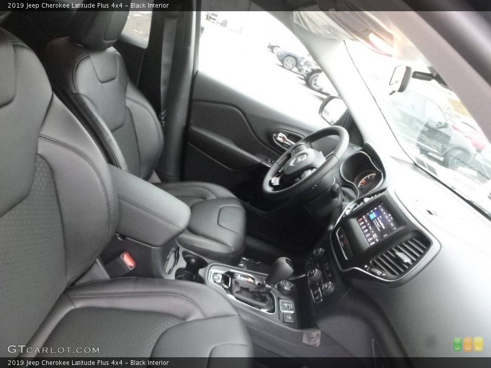 Black Interior Front Seat for the 2019 Jeep Cherokee Latitude Plus 4x4 #131497204