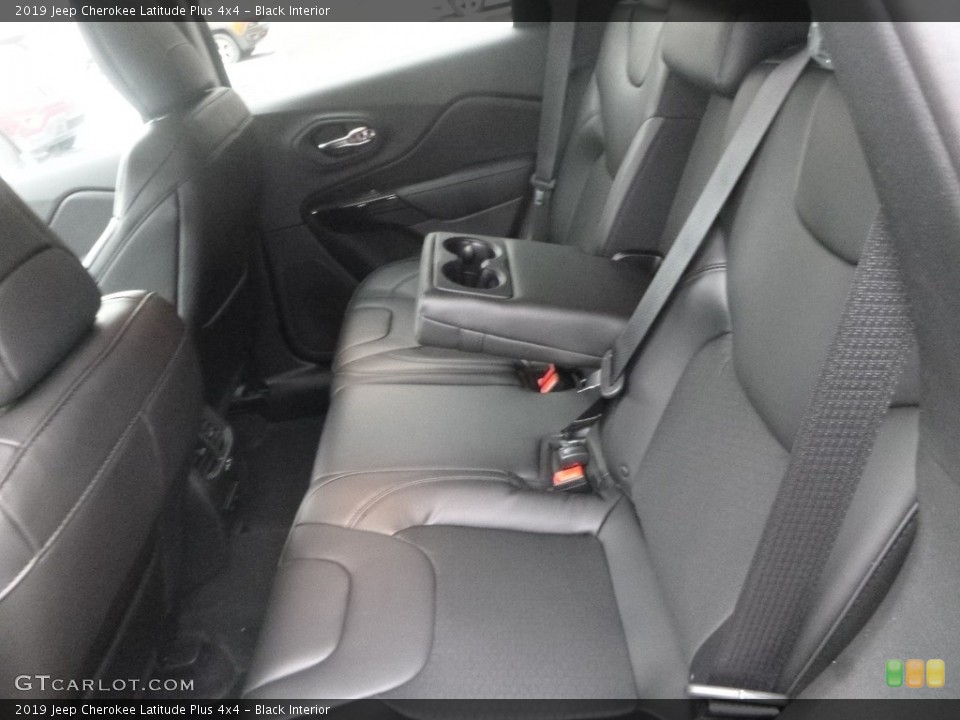 Black Interior Rear Seat for the 2019 Jeep Cherokee Latitude Plus 4x4 #131497240