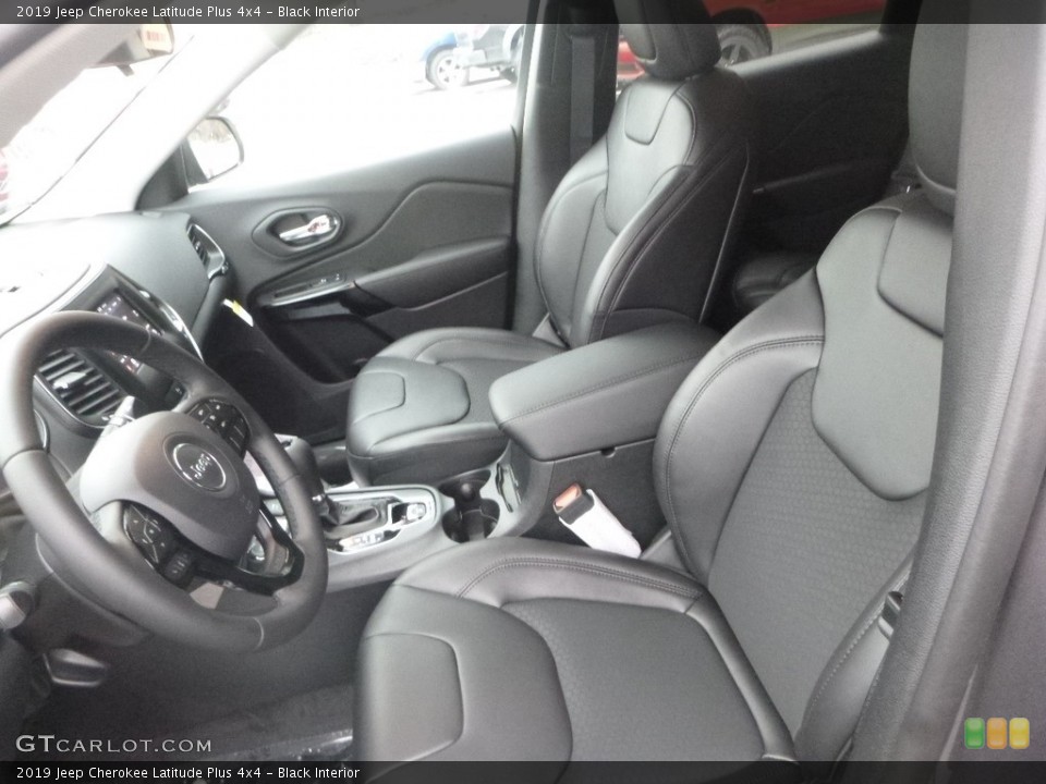 Black Interior Front Seat for the 2019 Jeep Cherokee Latitude Plus 4x4 #131497258