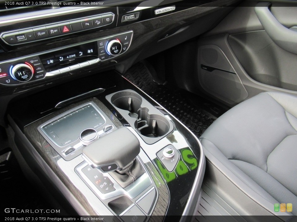 Black Interior Transmission for the 2018 Audi Q7 3.0 TFSI Prestige quattro #131497342
