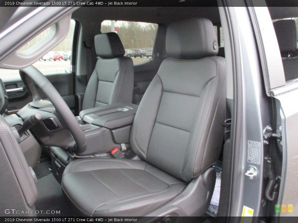 Jet Black Interior Front Seat for the 2019 Chevrolet Silverado 1500 LT Z71 Crew Cab 4WD #131505481