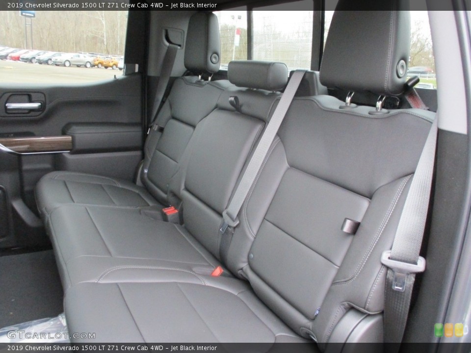 Jet Black Interior Rear Seat for the 2019 Chevrolet Silverado 1500 LT Z71 Crew Cab 4WD #131505487
