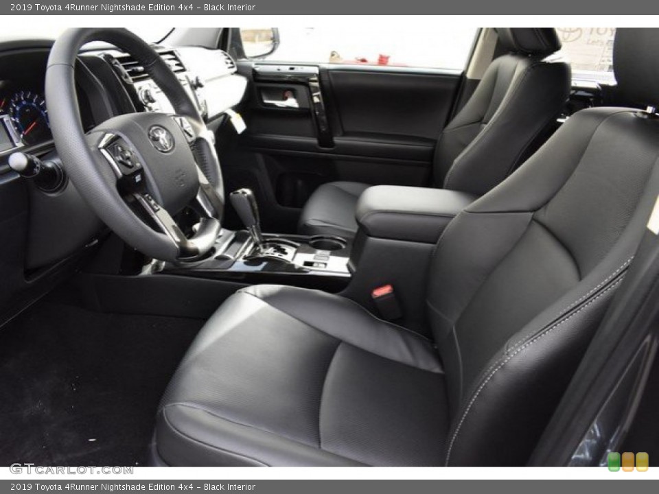 Black Interior Front Seat for the 2019 Toyota 4Runner Nightshade Edition 4x4 #131510965
