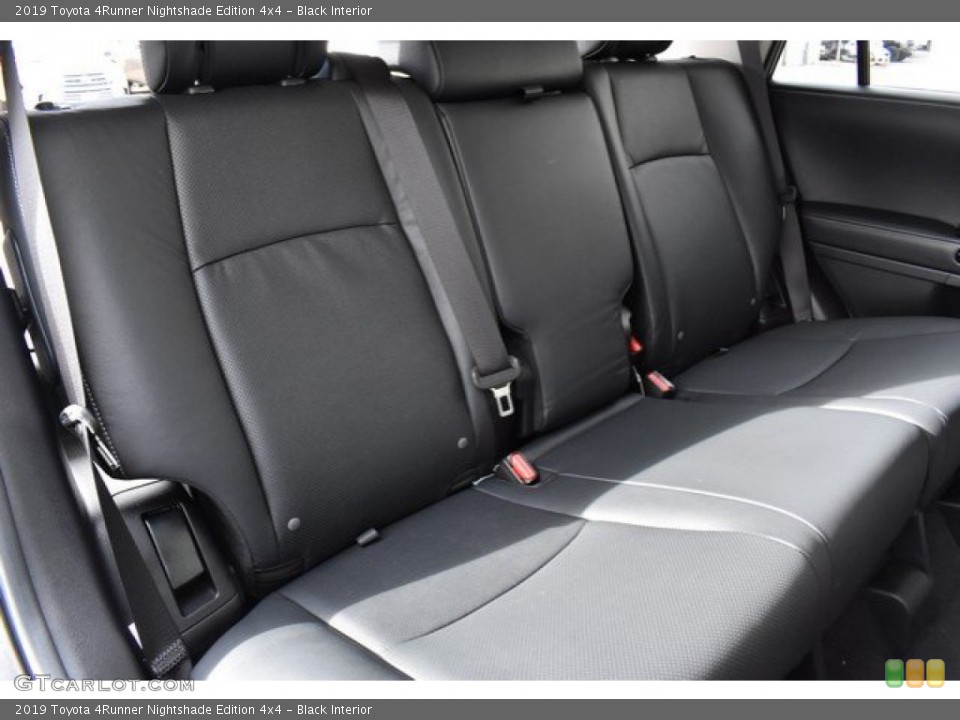 Black Interior Rear Seat for the 2019 Toyota 4Runner Nightshade Edition 4x4 #131511100