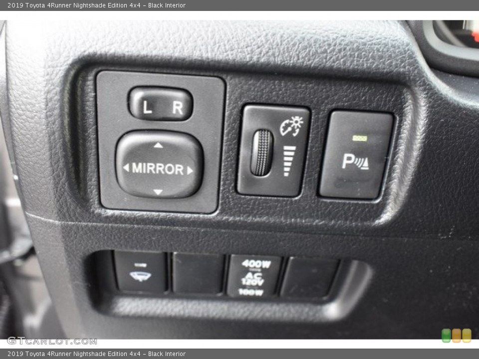 Black Interior Controls for the 2019 Toyota 4Runner Nightshade Edition 4x4 #131511190