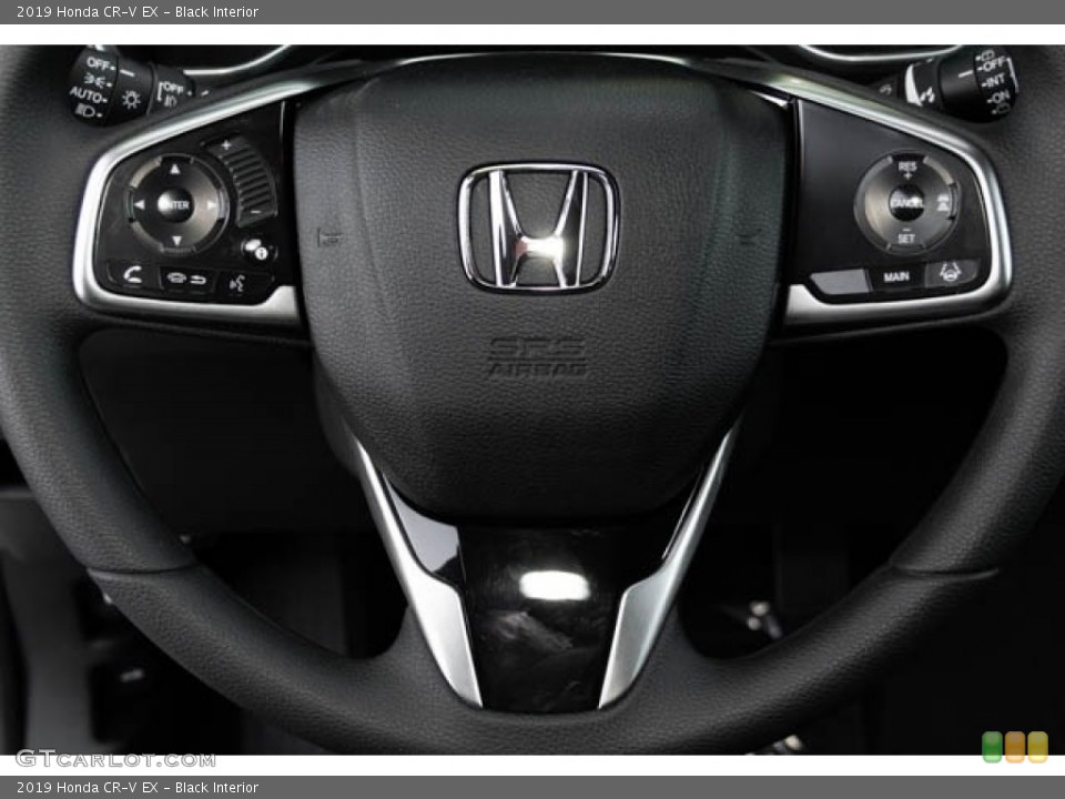 Black Interior Steering Wheel for the 2019 Honda CR-V EX #131513932