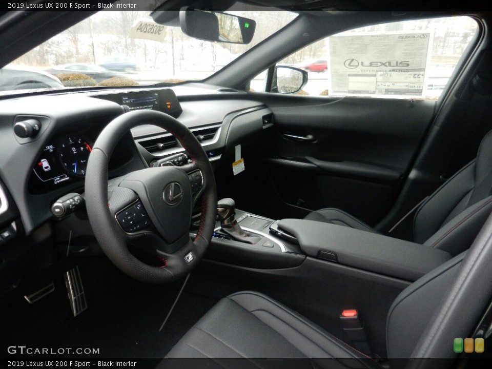 Black Interior Photo for the 2019 Lexus UX 200 F Sport #131516683