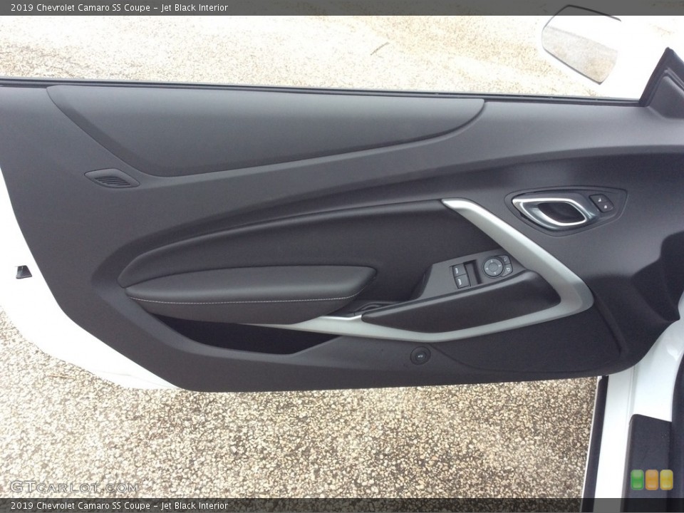 Jet Black Interior Door Panel for the 2019 Chevrolet Camaro SS Coupe #131517409