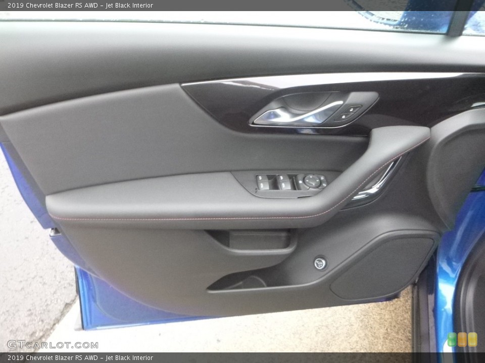 Jet Black Interior Door Panel for the 2019 Chevrolet Blazer RS AWD #131521216