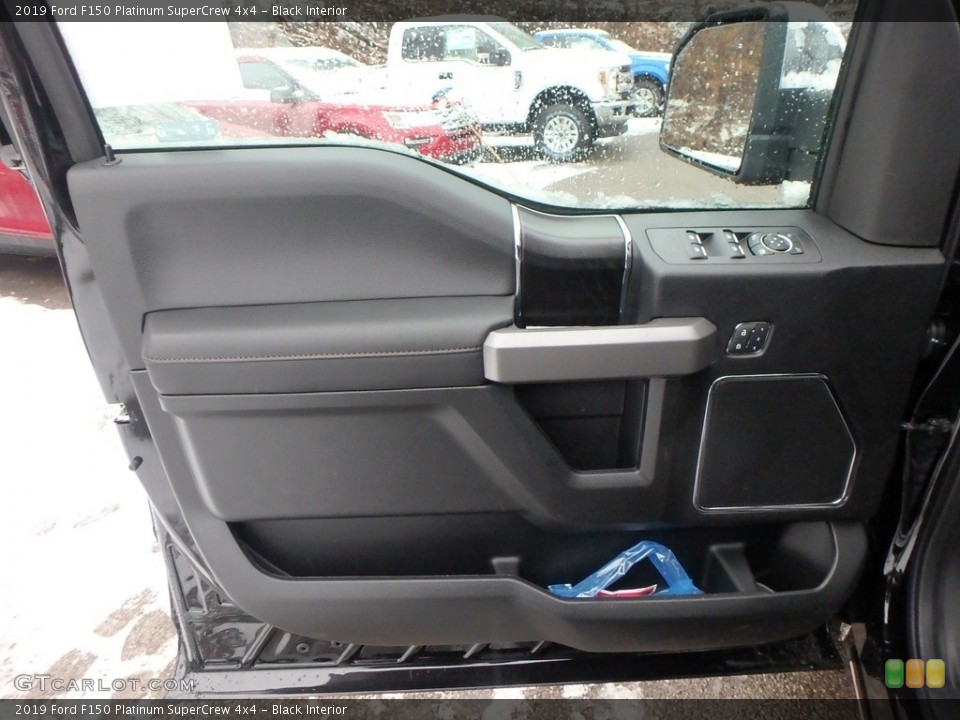 Black Interior Door Panel for the 2019 Ford F150 Platinum SuperCrew 4x4 #131523535
