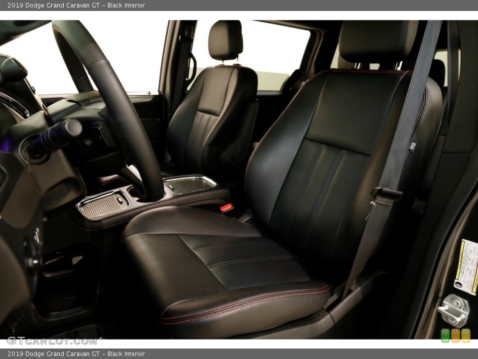 Black Interior Front Seat for the 2019 Dodge Grand Caravan GT #131525473