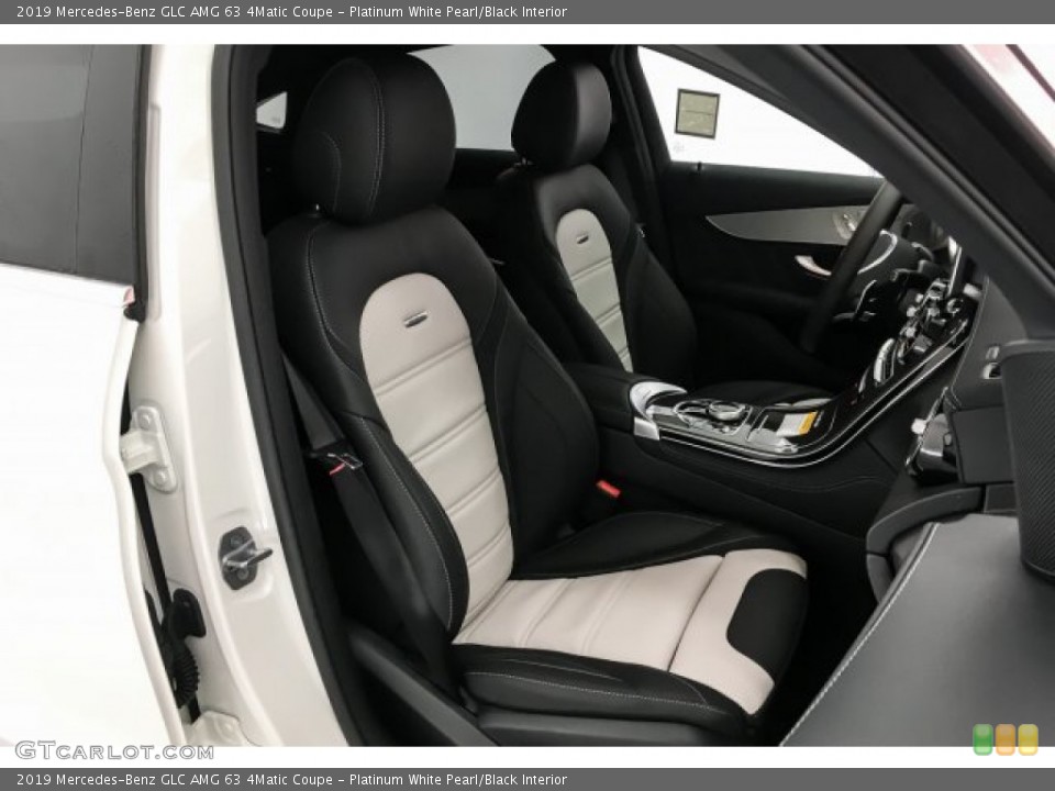Platinum White Pearl/Black Interior Photo for the 2019 Mercedes-Benz GLC AMG 63 4Matic Coupe #131532106