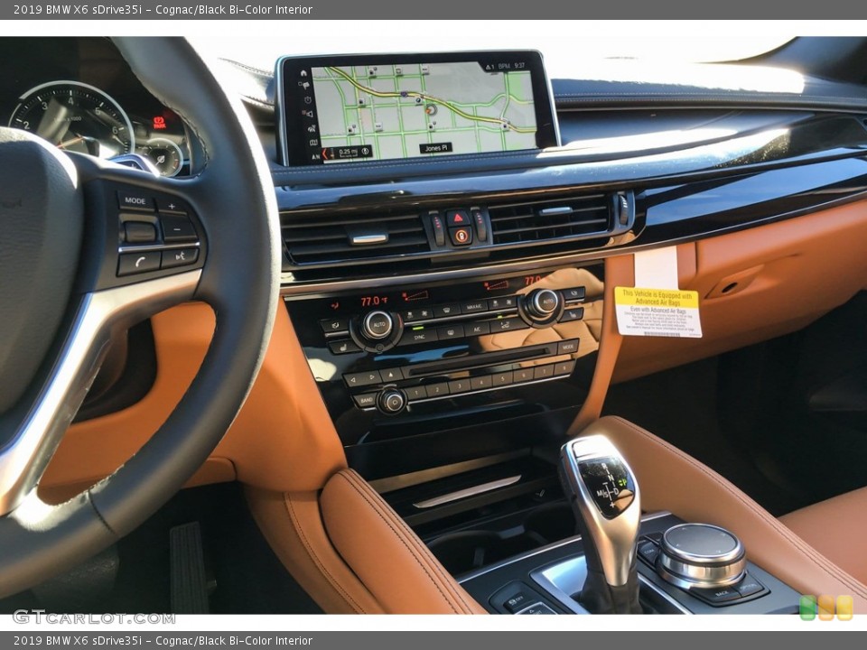 Cognac/Black Bi-Color Interior Controls for the 2019 BMW X6 sDrive35i #131546647