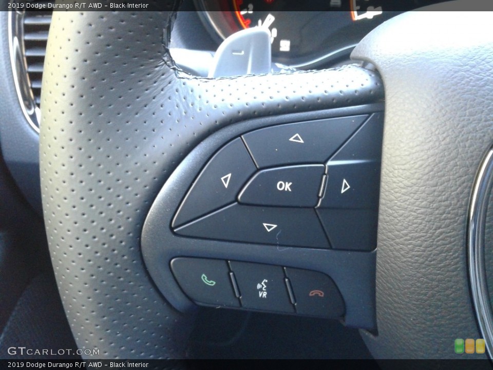 Black Interior Steering Wheel for the 2019 Dodge Durango R/T AWD #131547562