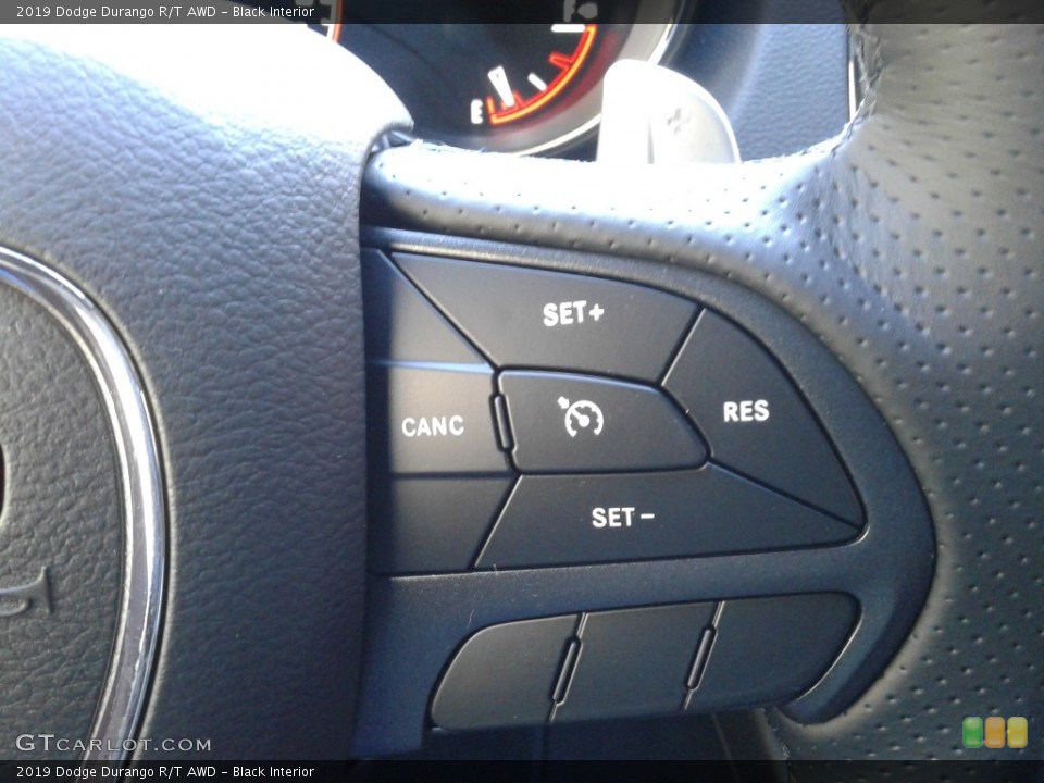 Black Interior Steering Wheel for the 2019 Dodge Durango R/T AWD #131547583