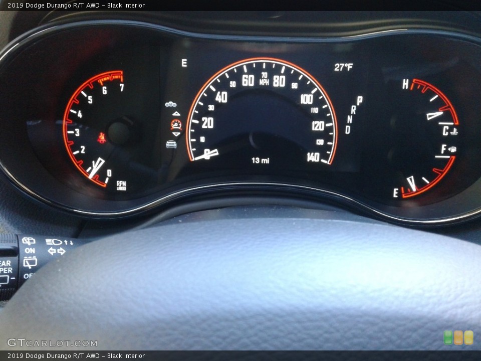 Black Interior Gauges for the 2019 Dodge Durango R/T AWD #131547593
