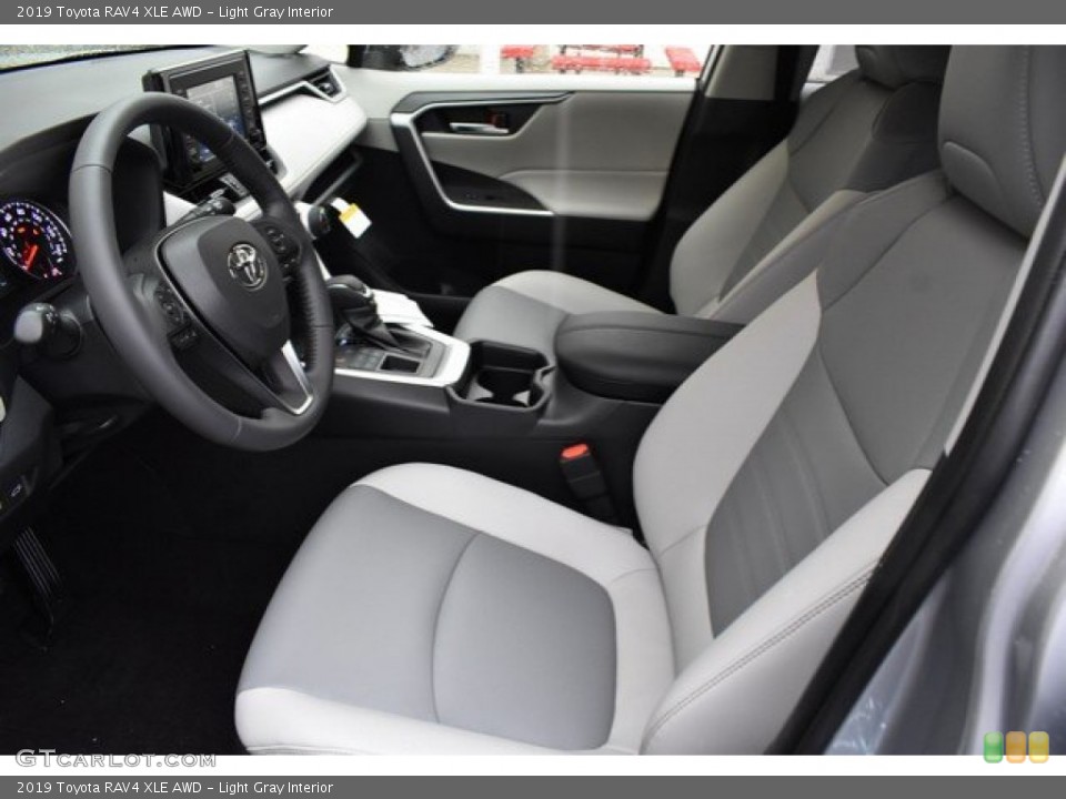 Light Gray Interior Front Seat for the 2019 Toyota RAV4 XLE AWD #131551372