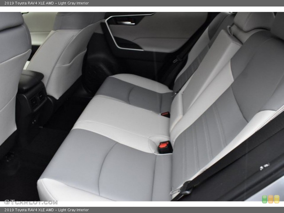 Light Gray Interior Rear Seat for the 2019 Toyota RAV4 XLE AWD #131551660
