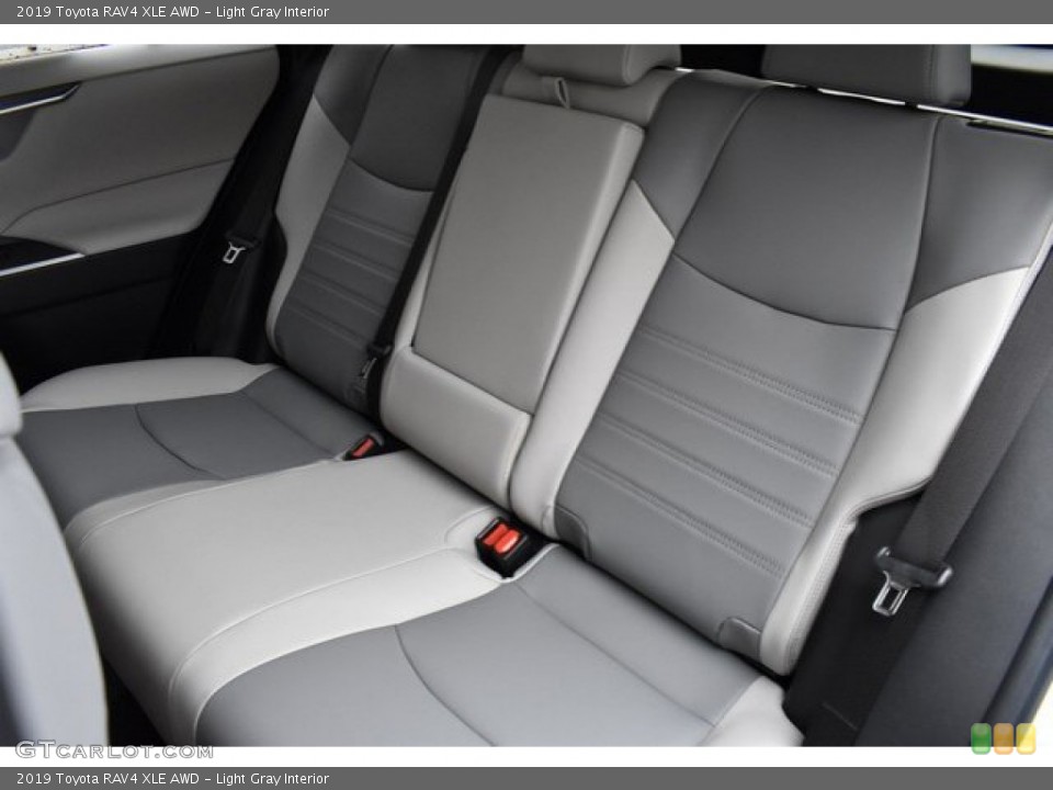 Light Gray Interior Rear Seat for the 2019 Toyota RAV4 XLE AWD #131551687