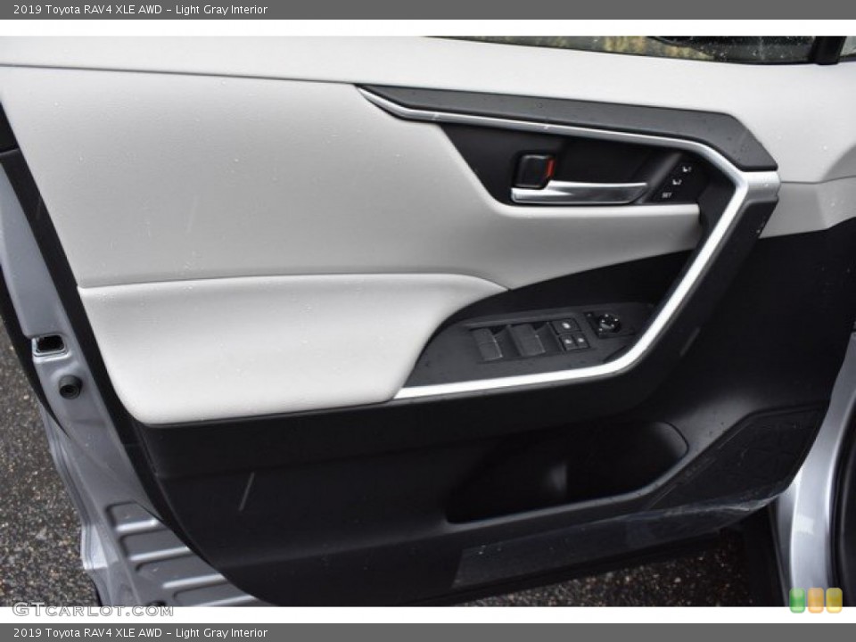 Light Gray Interior Door Panel for the 2019 Toyota RAV4 XLE AWD #131551791